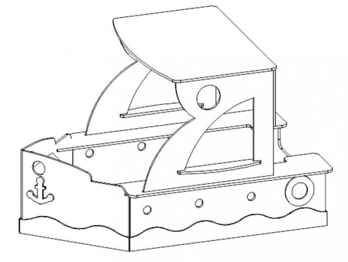 Песочница корабль схема