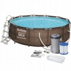 ������� ��������� BESTWAY SteelPro MAX ������ 366�122��, 10250�, ������-�����, ����, �����. 5617V