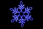 Снежинка WN LED дюралайт, 57см, синяя, соед., flash-w IP 65 9111-57B