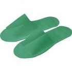 Тапочки для сауны Одноразовые спанбонд, зеленые Банные штучки 32341