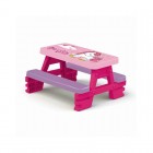 Стол-пикник пластиковый DOLU 78*71*43 см розовый 2518