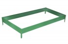 Грядка МЕГАДАЧА зеленая-полимерное покрытие, 1х3 м, H-20 см, толщ. мет. 0,6 мм