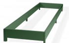 Грядка пластиковая-ПВХ зеленая 0,8х4 м, H-22 см, толщ. 3,5 см