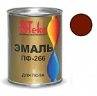 Эмаль ПФ-266 для пола красно-коричневая ВИТЕКО 0,8 кг 97989