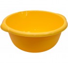 Таз пластиковый 6,5 л круглый, желтый М2505
