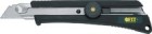 Нож технический усиленный FIT Профи 18мм с вращающимся прижимом 10323