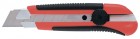 Нож MATRIX 25 мм, выдвижное лезвие с винтовым фиксатором, металл. направляющая 78913