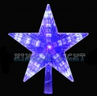 Макушка Звезда WN LED сине-белая, переливается из середины в края, большая