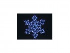 Снежинка ST LED дюралайт 52*46см, 24л., 8м, белый+синий, с контроллером LSRM-7124-LEDB+W