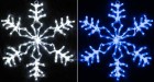 Снежинка RL LED 40см, 160л, белая, мерцающая, 220В, RL-SF40-W (12)