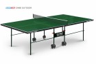 Теннисный стол START LINE Game Outdoor GREEN всепогодный складной, с сеткой 6034-1