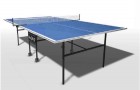 Теннисный стол для улицы WIPS Roller Outdoor Composite всепогодный, склад. на роликах, синий 61080