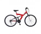 Велосипед 26' двухподвес MIKADO Explorer V-brake, красный/белый, 18ск., 26 SFV.EXPLO.18 RD 8