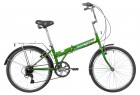 Велосипед 24' складной NOVATRACK TG зеленый, 6 ск. 24NFTG6SV.GN21