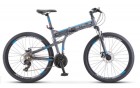 Велосипед 26' складной, рама алюминий STELS Pilot-970 MD диск, антрацит 2020, 21 ск., 17,5' V022