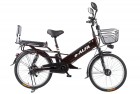 Электровелосипед 2-х колесный (велогибрид) Eltreco e-ALFA black-0082