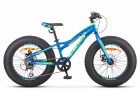 Велосипед 20' рама алюминий STELS Aggressor MD диск, неоновый-синий 2019, 7 ск., 11' V010 LU092512