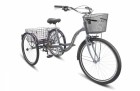 Велосипед 26' STELS ENERGY-VI 3-х колесный, серый, +корзина-2шт., 6 ск., 17'