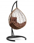 Кресло-кокон подвесное SEVILLA COMFORT горячий шоколад+шоколадная подушка, до 180 кг ЦН