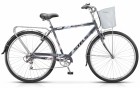 Велосипед 28' дорожный STELS NAVIGATOR-350 V Черный 2023, 7 ск., 20' + м. корзина Z010 LU095303