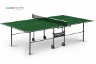 Теннисный стол START LINE Olympic GREEN для помещений складной, с сеткой 6021-1